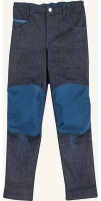 Produktbild von Finkid Kinder Sporthose Kuusi Thermo Denim Blau 80/90