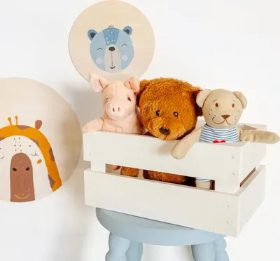 Immagine prodotto di Creative Deco Set 3 x Cassetta in Legno Bianca | 30 x 20 x 15 cm | Cassetta Stile Vintage Shabby per la Decorazione DIY | Porta Oggetti Portafrutta