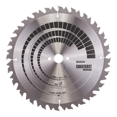 Produktbild von PRO Wood Kreissägeblatt, 350 x 3,2 x 30 mm, T24
