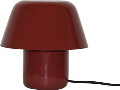 Produktbild von Leitmotiv - Tischleuchte Afan - Roter Ocker - 20x20x19cm Tischlampe - Nachttischlampe, Wohnzimmer, Schlafzimmer