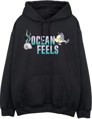 Produktbild von Disney - "The Little Mermaid" Kapuzenpullover für Damen BI9565 (M) (Schwarz)