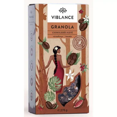 Produktbild von Viblance Premium Granola Schoko & Kaffee 275 g   / glutenfrei / ohne Zuckerzusatz