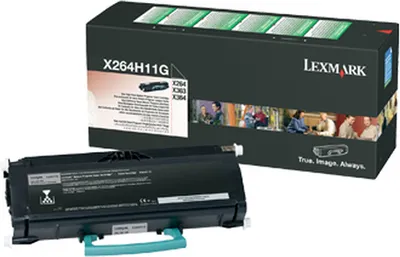Zdjęcie produktu dla Lexmark X264H11G, 9000 stron(y), Czarny, 1 szt.