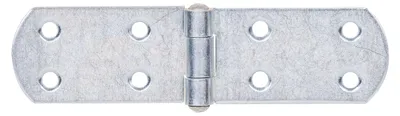 Produktbild von Alberts 845605 Kistenband, mit vernietetem Stift, galvanisch verzinkt, dickschichtpassiviert, 135 x 35 mm, 20er Set