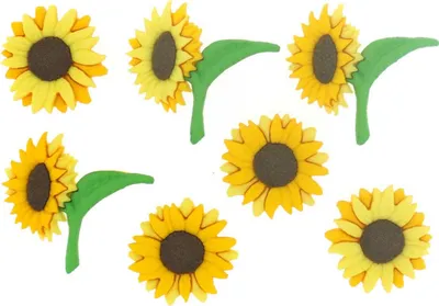 Produktbild von Dress It Up Knöpfe mit Naturmotiven : Herbst Blumen Naturmotive: Herbst Blumen
