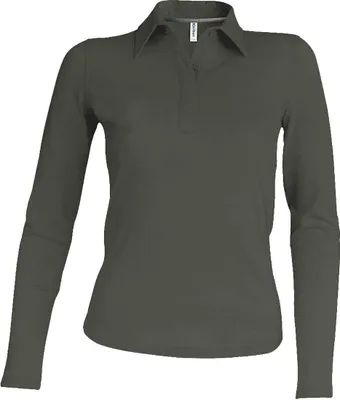 Produktbild von Kariban Damen Piqué Poloshirt Langarm