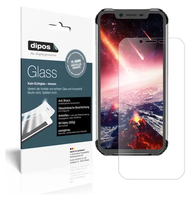 Produktbild von 2x Schutzfolie für Blackview BV9600 Pro matt - Anti-Shock 9H Folie dipos Glass