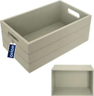 Produktbild von Orion Holzkiste Aufbewahrungskiste Aufbewahrungsbox mit Griffen 26x16x11 cm