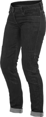 Produktbild von Dainese Denim Slim Damen Motorrad Textilhose Farben: Schwarz, Grösse: 29