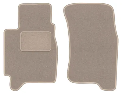 Zdjęcie produktu dla Dywaniki samochodowe welurowe przednie do: Subaru Outback II (1999-2004, kombi, sedan) beżowe, dopasowane
