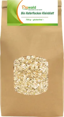 Produktbild von Piowald Haferflocken Kleinblatt - 700g, glutenfrei