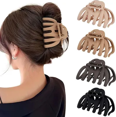 Produktbild von 4er Set Große Oktopus Haarklammern 9,5CM Damen Haarspangen Rutschfest Haarschmuck