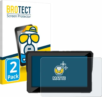 Produktbild von 2x BROTECT Schutzfolie für Carpuride W502 /W502H / W502BS / W502B Pro 5" Displayschutz Displayschutzfolie Folie Matt Entspiegelungsfolie