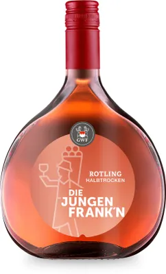 Produktbild von Die jungen Frank'n Rotling QbA halbtrocken 12% vol. 0,75l