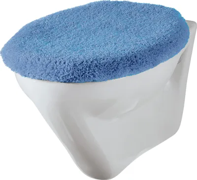 Produktbild von Erwin Müller WC-Deckelbezug Korfu" blau 47x50 cm"