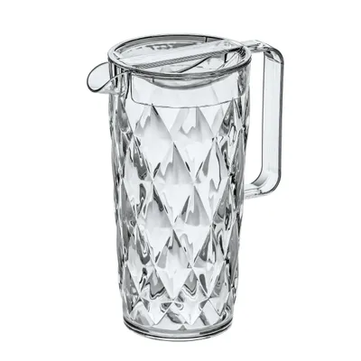 Zdjęcie produktu dla koziol CRYSTAL, Dzbanek, 1,6 l, Przezroczysty, Okrągły, Pokrywka otwierana, koziol werksdesign
