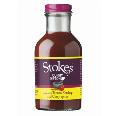 Zdjęcie produktu dla Ketchup Stokes curry o owocowo-pikantnym smaku 490 ml