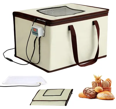 Produktbild von Elzusha – Gärbox für Brot – Faltbar – Mit einstellbarer Temperatur und Timer – Für Sauerteig und Teig