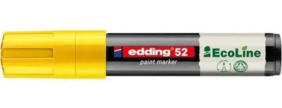 Lakový popisovač, 4-15 mm, EDDING "52", žltý