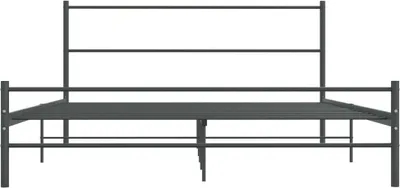 Produktbild von "im Sonderangebot"Bettgestell - CLORIS - Doppelbett - Robust und langlebig - ohne Matratze Grau Metall 140×200 cm - Einfache Montage -  - DEMöbel1622868