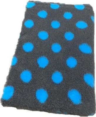 Produktbild von Vet Bed Hundebett anthrazit türkise Punkte 150 x 100 cm