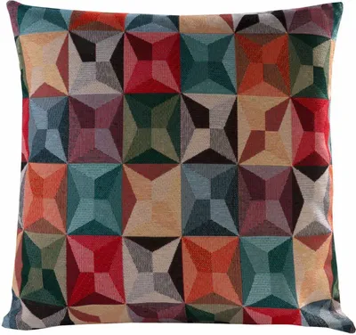 Produktbild von Kissenhülle - 40 x 40 cm - Mehrfarbig - Mischgewebe - mit Reißverschluss