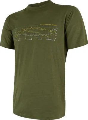 Produktbild von T-Shirt Sensor Merino Active PT TRACK – Herren kurzärmelig Safari größe XL 17200026-03