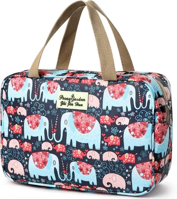 Image de Sac de toilette de grande capacité, étanche, organisateur de cosmétiques multifonctionnel, idéal pour les voyages