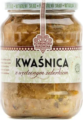 Zdjęcie produktu dla Kwaśnica z wędzonym żeberkiem 400 ml - Schronisko Bukowina