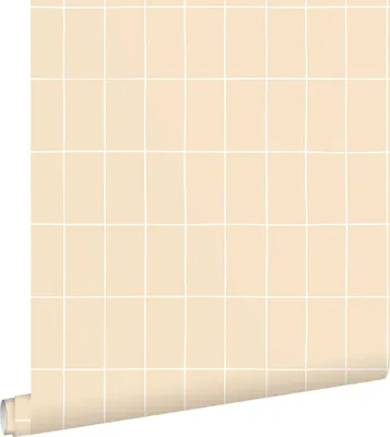 Produktbild von ESTAhome Tapete kleine Fliesen Pastellgelb 50 x 900 cm