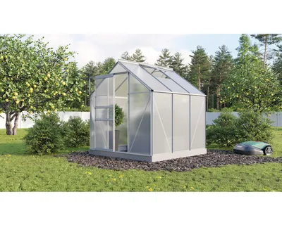 Produktbild von Vitavia Gewächshaus "Planet 3800" inkl. Fundament aluminium 3,8 m² 6 mm HKP