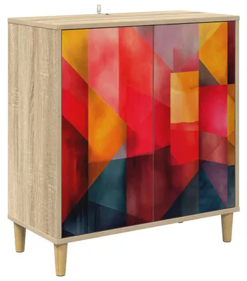 Produktbild von Sideboard HEESCH Sonoma 69 x 33 x 75 cm Holzwerkstoff