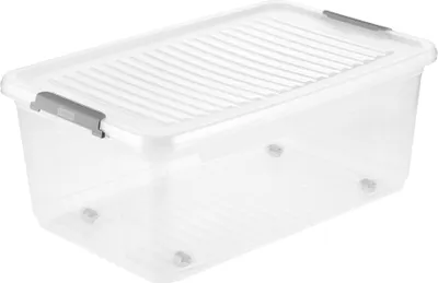 Produktbild von keeeper Aufbewahrungsbox "leo" 37 Liter transparent