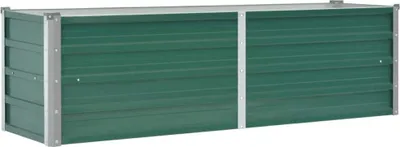 Obrázek produktu pro vidaXL Zahradní zvýšený záhon z pozinkované oceli 160x40x45 cm zelený