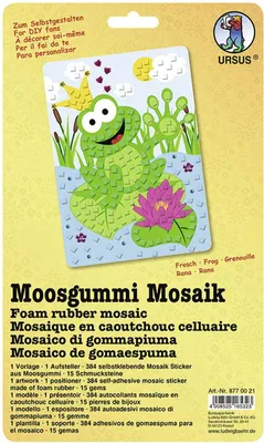 Produktbild von Moosgummi Mosaik Frosch