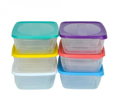 Produktbild von 3er Set Vorratsdose Frischhaltedose Aufbewahrungsbox Frischhaltebox 1,2+2+3 L