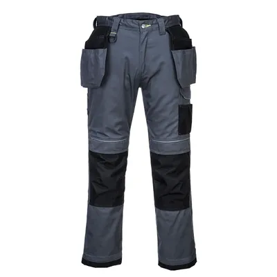Produktbild von Portwest T602 PW3 Arbeitshose mit Holstertaschen Zoom Grey/Black Gr. 41