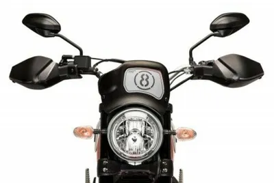 Zdjęcie produktu dla Przód obudowy ABS, model 9177C, pasujący do motocykla DUCATI SCRAMBLER ICON, styl karbonowy