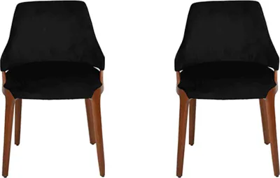 Immagine prodotto di Tavolo da pranzo con 2 sedie, design moderno, in legno, mobili arredamento