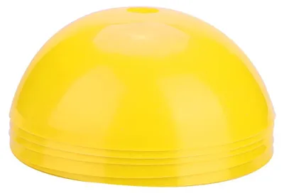 Immagine prodotto di 5 coni per l'allenamento del calcio, barriere in plastica, marcatori, accessori (gialli)