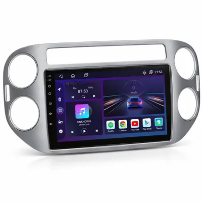 Obrázok produktu pre Autorádio Junsun Carplay Android 15 pre Volkswagen Tiguan 5N (modelové roky 2007-2016), 9 palcov, 4+64 GB, Wi-Fi, GPS navigácia, Bluetooth 5.0, Obrázok generovaný UI