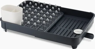 Produktbild von Joseph Joseph Extend - Abtropfgestell mit Abtropfschale, ausziehbar - dunkelgrau