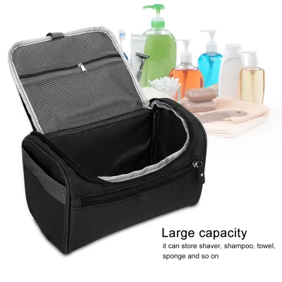 Imagen del producto de Bolsa de almacenamiento, bolsa para guardar afeitadoras, bolsa para guardar champú, bolsa de almacenamiento impermeable, bolsa de almacenamiento para viajes