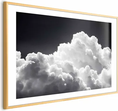 Produktbild von Posterpapier Poster - Discover the Infinite Play of Sunlight – Clouds and Shadows in the Sky 30x21 cm Muster b-H-10042-ao-a