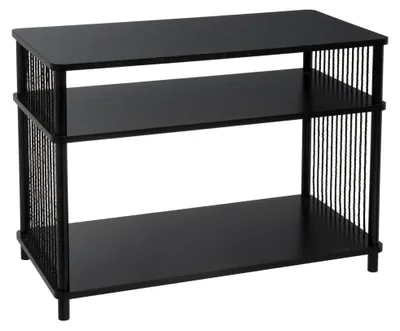 Produktbild von TV-Möbel aus MDF und Metall in Schwarz