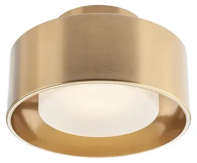 Imagen del producto de Lámpara LED PUNKT PL de 6W, 3000K, para techo - Color latón