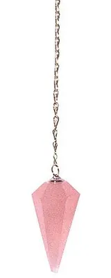Produktbild von Pendel Rosenquarz 3cm