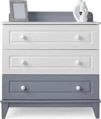 Produktbild von Moderne Kommode mit drei Schubladen Stilvolles Design für Kinderzimmer