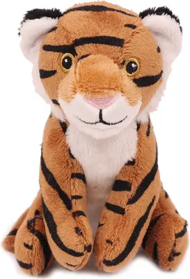 Produktbild von Plüschtier Tiger 13cm, Stofftiere Kuscheltiere Raubkatzen Softplüsch