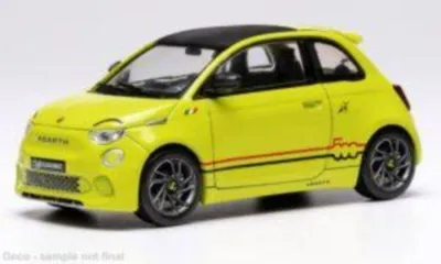 Produktbild von IXO 1:43 Fiat 500e Abarth, gelb, 2024